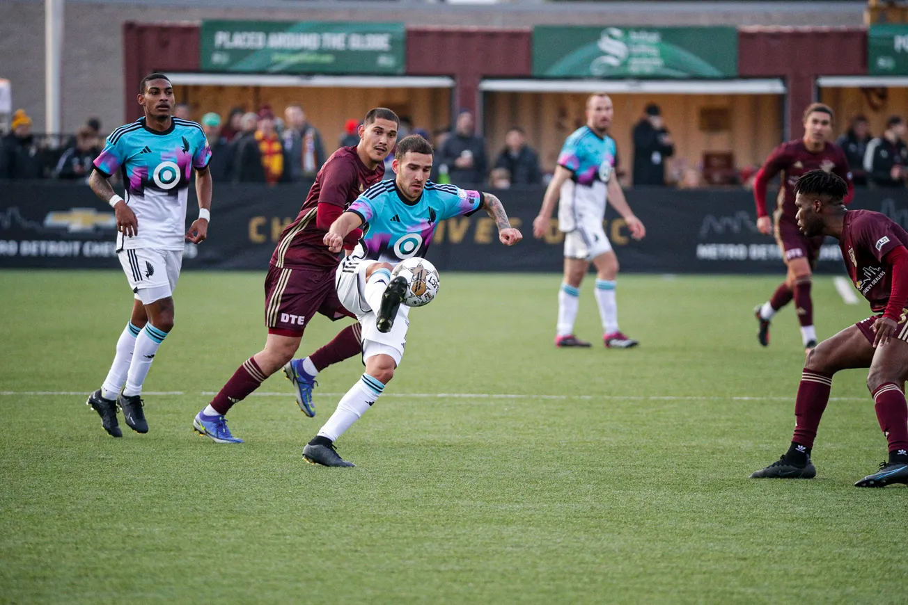 Three Goals in Six Minutes Lead Loons to Win at Detroit City FC