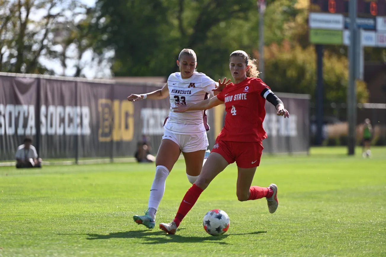 Gophers fall to #6 Buckeyes in Sunday matinee